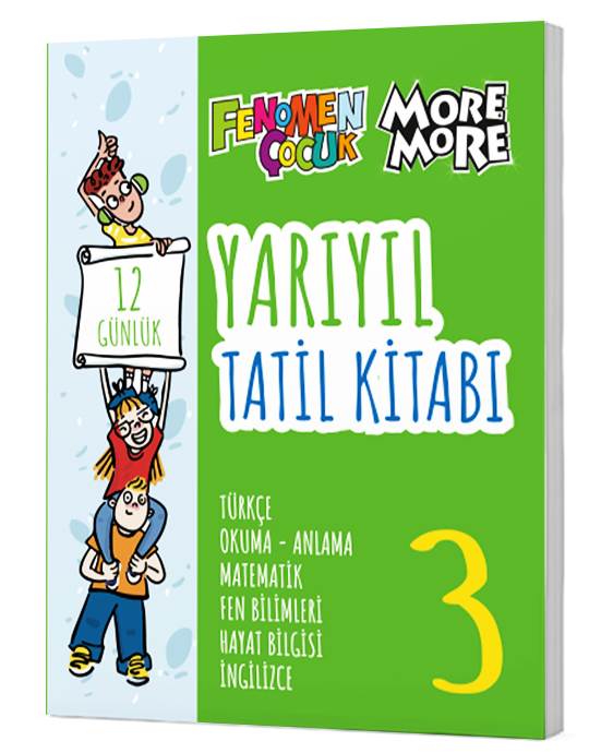 Fenomen Çocuk More&More 3. Sınıf Yarıyıl Tatil Kitabı