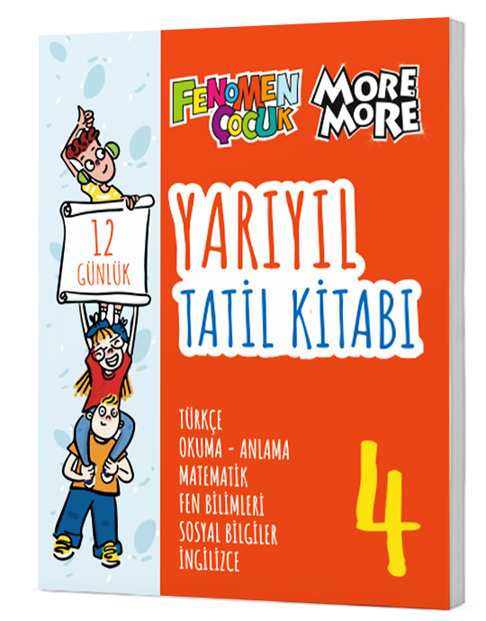 Fenomen Çocuk & More&More 4. Sınıf Yarıyıl Tatil Kitabı